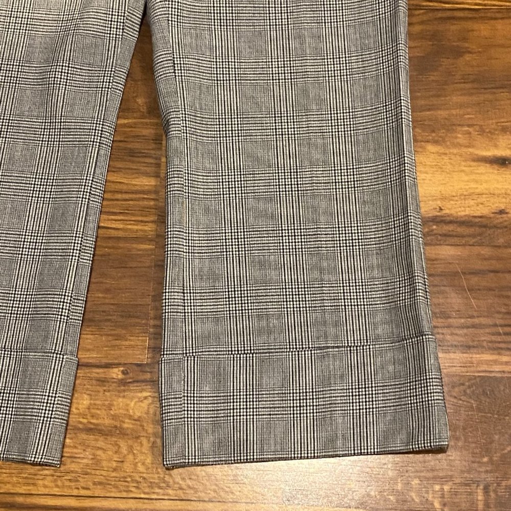 Express Design Studio Editor Grey Checkered Crop … - image 2